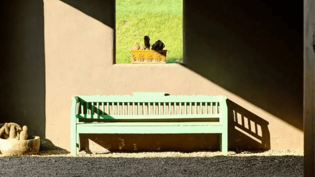 shadow bench Cibolo Creek Ranch
