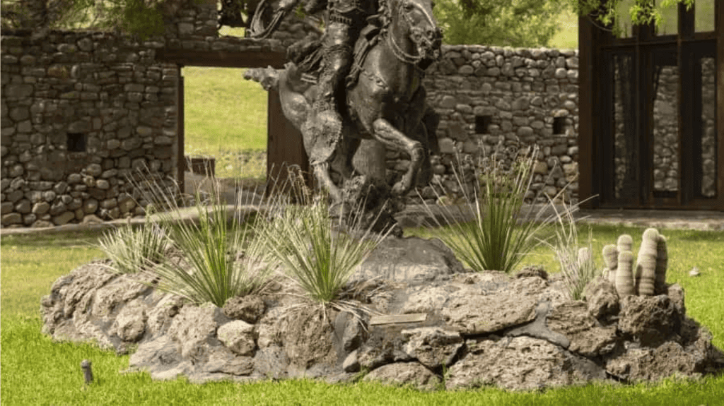 Scott Rogers bronze art statue Cibolo Creek Ranch