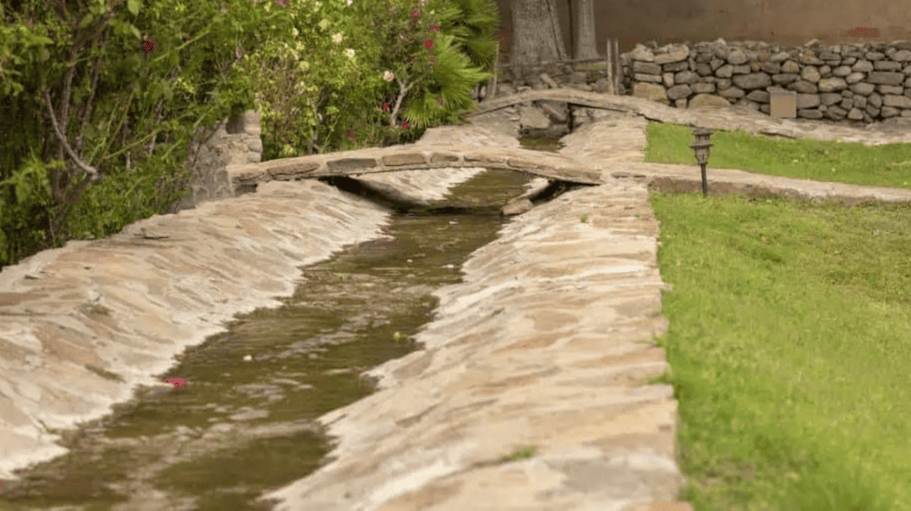 acequia spring bridge Cibolo Creek Ranch