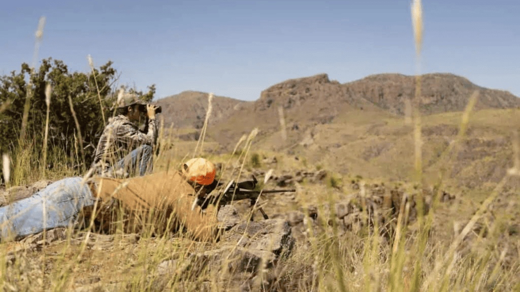 Long range shooting in Chinati Mountains