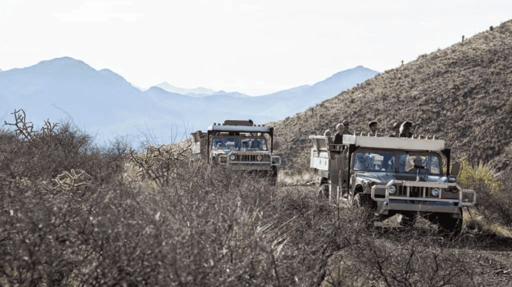 Humvee mountain tour with mountain views
